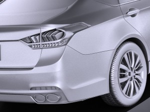 Hyundai Genesis 2016 vray 3D Модель