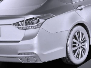 Hyundai Genesis 2016 vray 3D Model