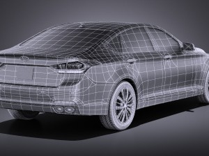 Hyundai Genesis 2016 vray 3D Модель