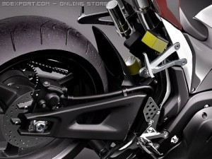Honda CBR 600RR 2009 3D-Modell