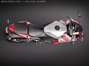 Honda CBR 600RR 2009 3D-Modell