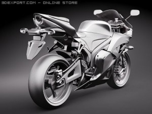 Honda CBR 600RR 2009 3D-Modell