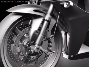 Honda CBR 600RR 2009 3D-Modell