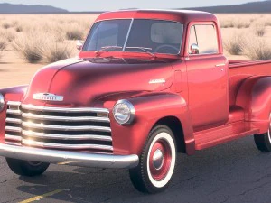 Chevrolet Pickup 1950 desertstudio 3D Model