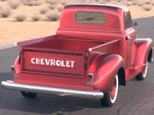 Chevrolet Pickup 1950 desertstudio 3Dモデル
