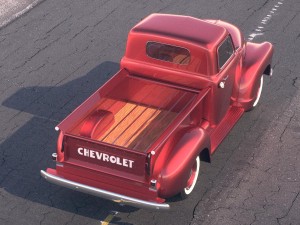 Chevrolet Pickup 1950 desertstudio 3Dモデル
