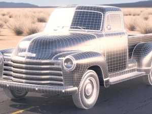 Chevrolet Pickup 1950 desertstudio 3Dモデル