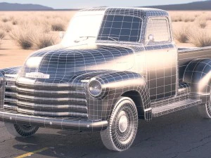 Chevrolet Pickup 1950 desertstudio 3D Model