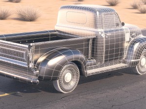 Chevrolet Pickup 1950 desertstudio 3Dモデル