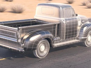 Chevrolet Pickup 1950 desertstudio 3D Model
