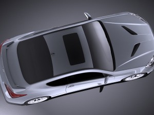 Hyundai Genesis Coupe 2016 vray 3D Model