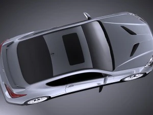 Hyundai Genesis Coupe 2016 vray 3D Model