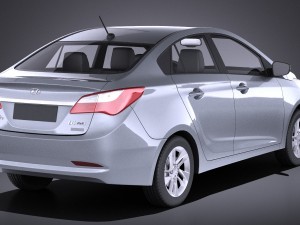 Hyundai HB20S 2015 vray Modèle 3D