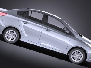 Hyundai HB20S 2015 vray Modèle 3D