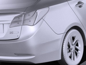Hyundai HB20S 2015 vray Modèle 3D