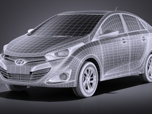 Hyundai HB20S 2015 vray Modèle 3D