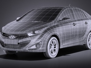 Hyundai HB20S 2015 vray Modèle 3D