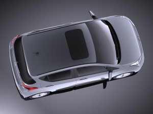Hyundai i10 2016 vray 3D Model