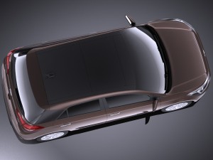 Hyundai i20 2017 vray Modelo 3D
