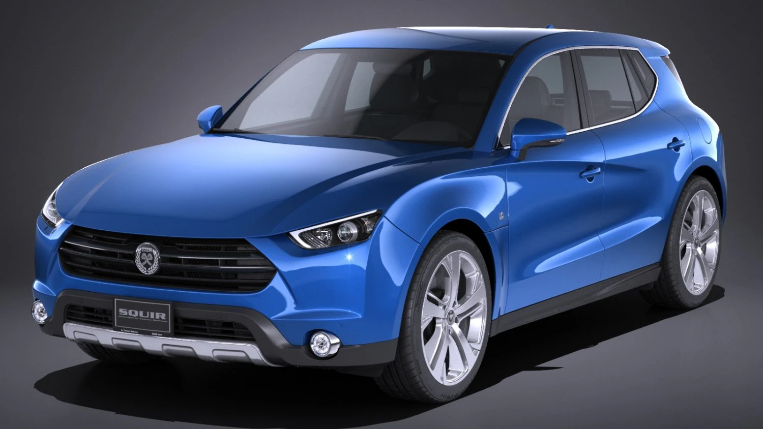 Generic SUV 2017 3D Model .c4d .max .obj .3ds .fbx .stl .blend 