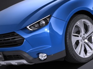 Generic SUV 2017 3D Model