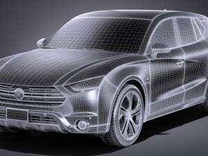 Generic SUV 2017 3D Model