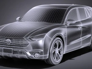 Generic SUV 2017 3D Model