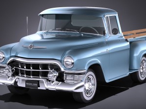 Generic Classic Pickup 1950 3D Model