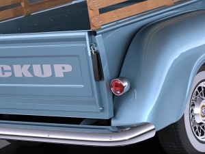 Generic Classic Pickup 1950 3D-Modell