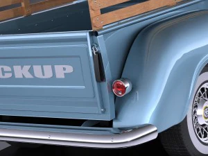 Pick-up classico generico del 1950 Modello 3D