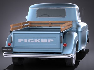 Generic Classic Pickup 1950 3D-Modell