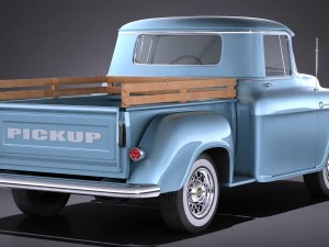 Pick-up classico generico del 1950 Modello 3D