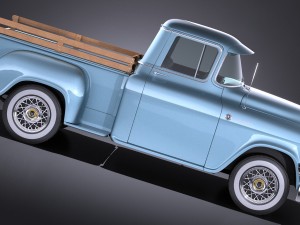 Generic Classic Pickup 1950 3D-Modell