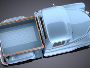 Generic Classic Pickup 1950 3D-Modell