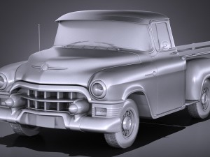 Generic Classic Pickup 1950 3D-Modell