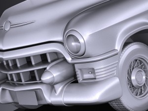 Generic Classic Pickup 1950 3D-Modell