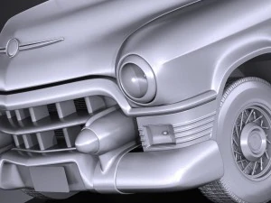 Pick-up classico generico del 1950 Modello 3D