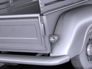 Pick-up classico generico del 1950 Modello 3D