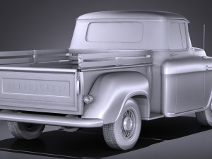 Generic Classic Pickup 1950 3D-Modell