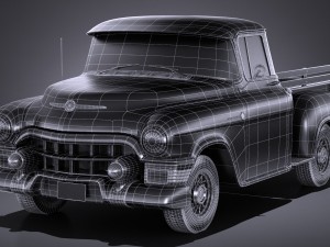 Generic Classic Pickup 1950 3D-Modell