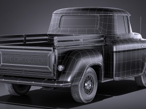 Generic Classic Pickup 1950 3D-Modell