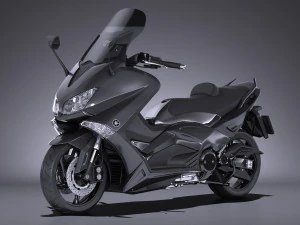 Yamaha TMAX 2017 3D Model