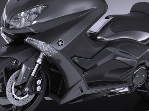 Yamaha TMAX 2017 3D Model