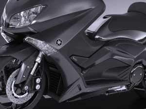Yamaha TMAX 2017 3D Model
