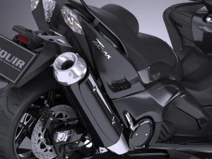 Yamaha TMAX 2017 3D Model