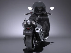 Yamaha TMAX 2017 3D Model