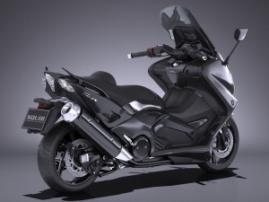 Yamaha TMAX 2017 3D Model