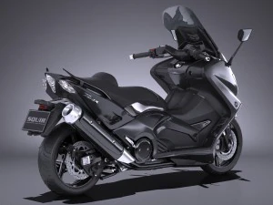 Yamaha TMAX 2017 3D Model