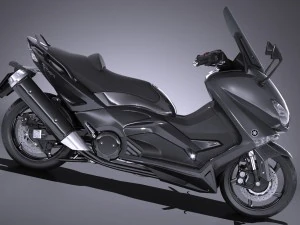 Yamaha TMAX 2017 3D Model