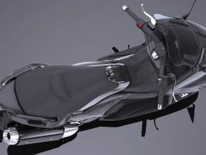 Yamaha TMAX 2017 3D Model